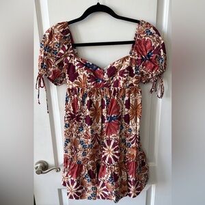 Floral Puff Sleeve dress